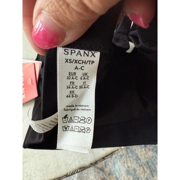 NWT Spanx Women's Very Black Trifecta Wireless Bra Size XS - Picture 9 of 10